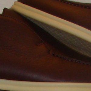 Loro Piana Open Walk Leather Shoes.